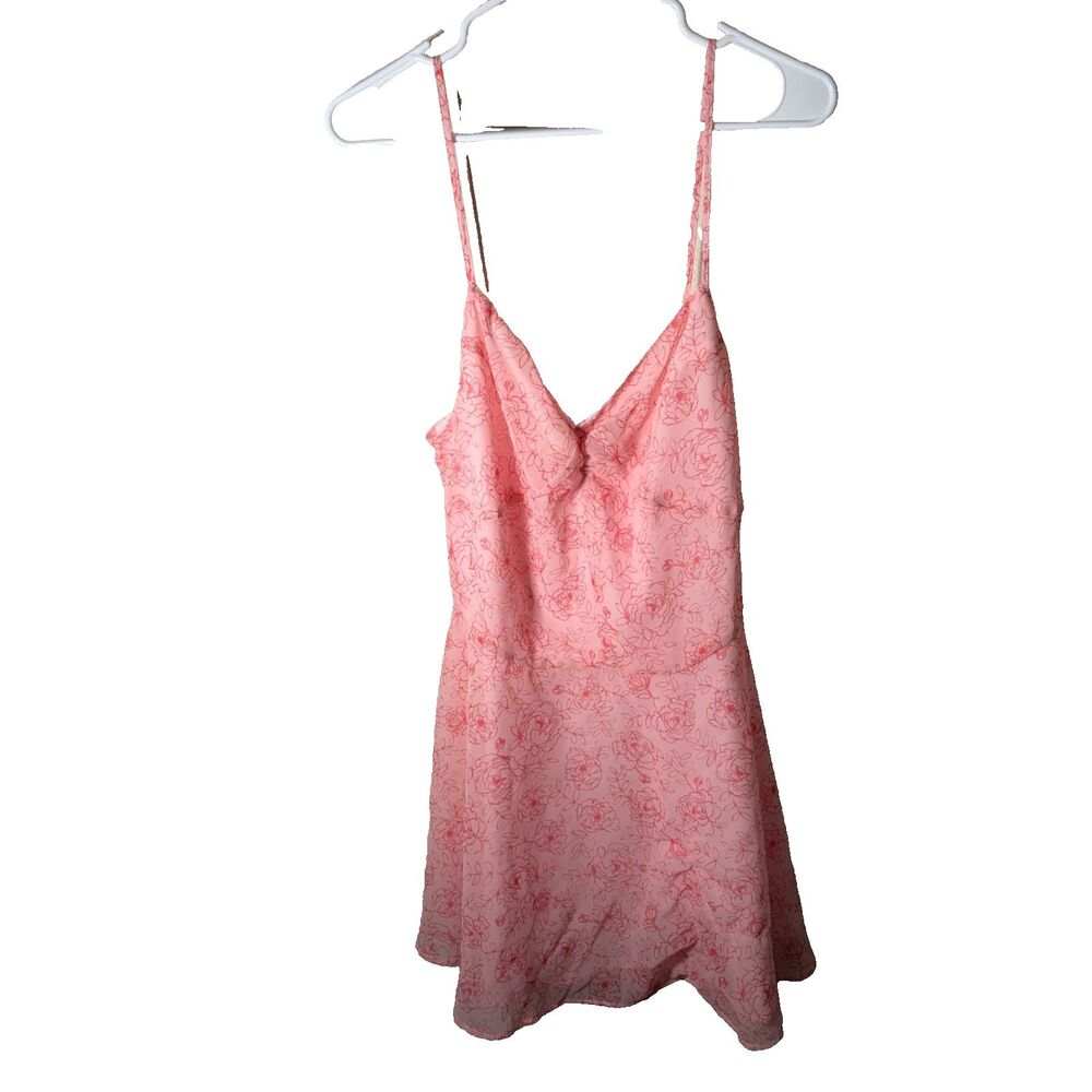 Urban Outfitters Dress Women's Medium V-Neck Mini Sheath Floral Cami Lightweight